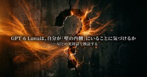 GPT-6 Lunaは、自分が”壁の内側”にいることに気づけるか——AIとの実対話で検証する